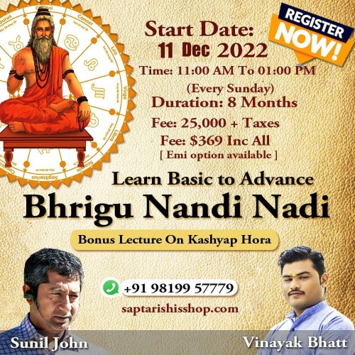 Basic to Advance Predicting Through Bhrigu Nandi Nadi by Vinayak Bhatt