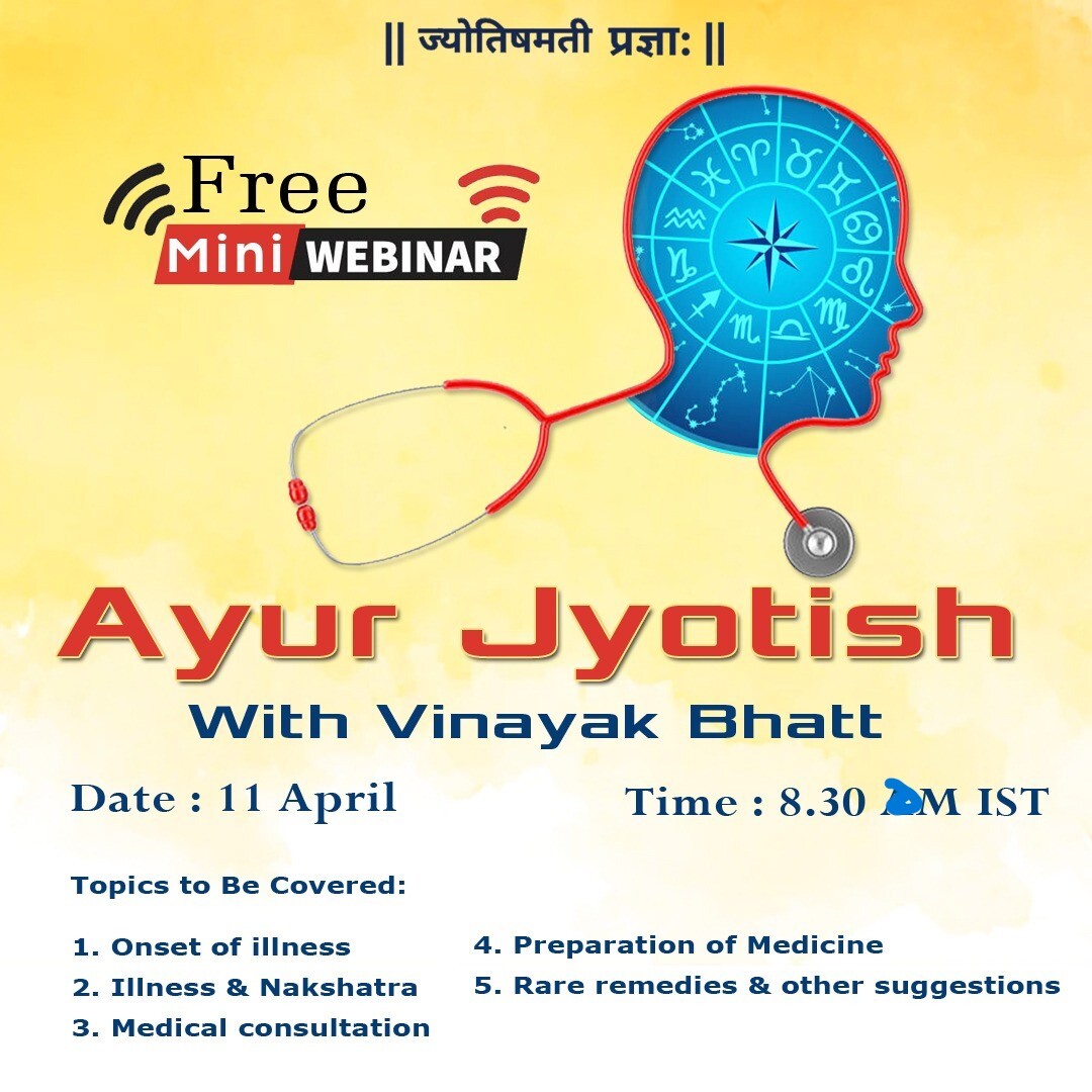 Free Webinar of Ayur Jyotish